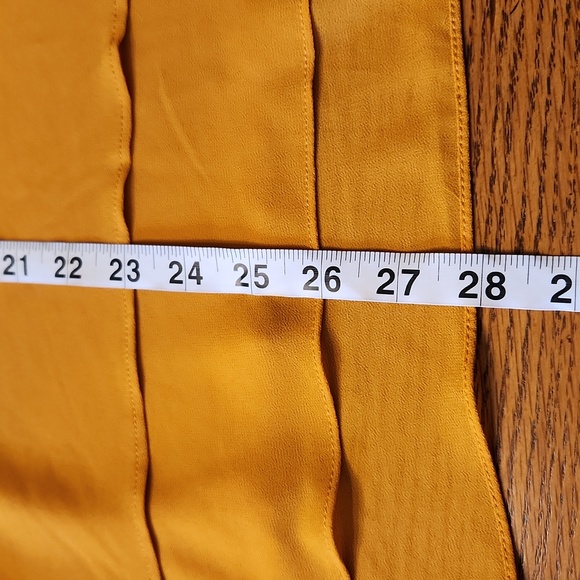 NWT, Michael Kors, Women's Top, Size XL, Mustard Color - Picture 9 of 11